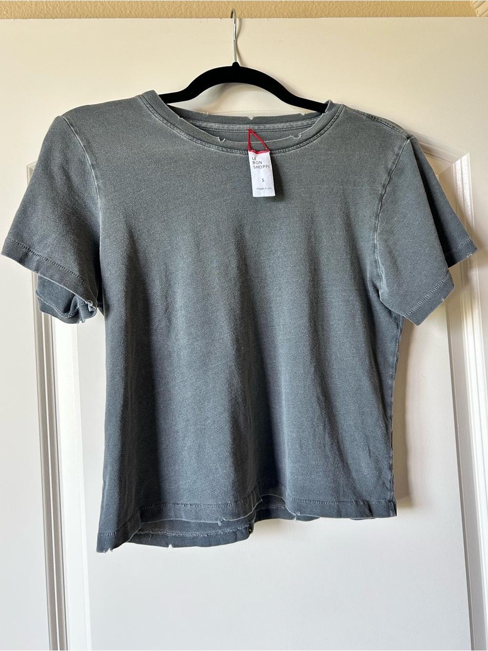 NWOT Le Bon Shoppe Distressed Tee